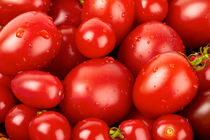 Hintergrund aus Toamten - Background made of tomatoes von Thomas Klee