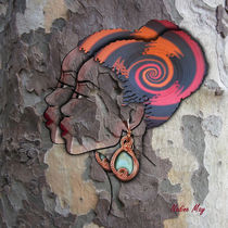 African woman profile on Bark by Nadine May