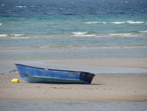 Boot am Strand von Eva Dust