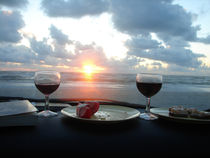 romantisches Essen am Strand by Eva Dust