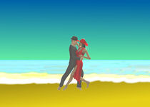 Tango am Strand von Klaus Engels