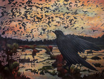 The Queen Crow Welcomes Her Murder at Dusk by VG Bonderoff