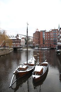 Lüneburger Wasserviertel im Winter by Anja  Bagunk