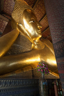 Reclining Buddha in Bangkok by Leighton Collins