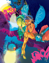 Summer Glow - Ray the Fairae by Kita  Parnell