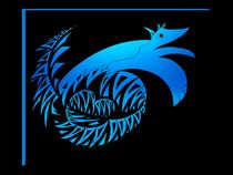 blue dragon Wolf by foryou