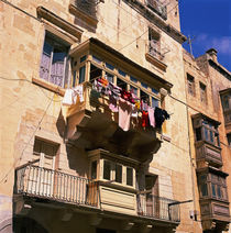 MALTA. Balkone ein traditionelles Symbol von Valletta von li-lu