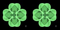 4 Leaf Clover - Stereogram by David Voutsinas