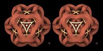 Celtic Knot Cube - Stereogram von David Voutsinas