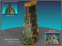 Skyscraper Model von David Voutsinas