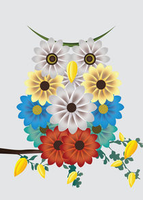 Flowers or Owl? by Chiara Belmonte