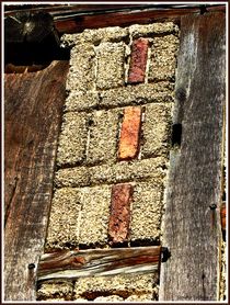 ~ Bricks and Wood ~ by Sandra  Vollmann