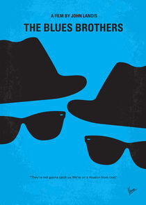 No012 My Blues brothers minimal movie poster by chungkong