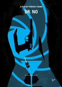 No024 My Dr No James Bond minimal movie poster von chungkong
