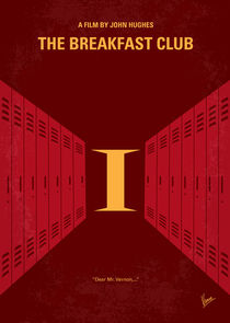 No309 My The Breakfast Club minimal movie poster by chungkong