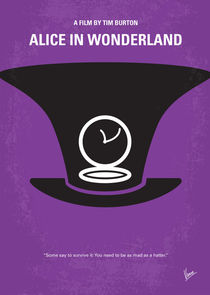 No140 My Alice in Wonderland minimal movie poster by chungkong