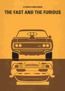 No207 My The Fast and the Furious minimal movie poster by chungkong