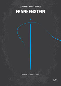 No483 My Frankenstein minimal movie poster von chungkong