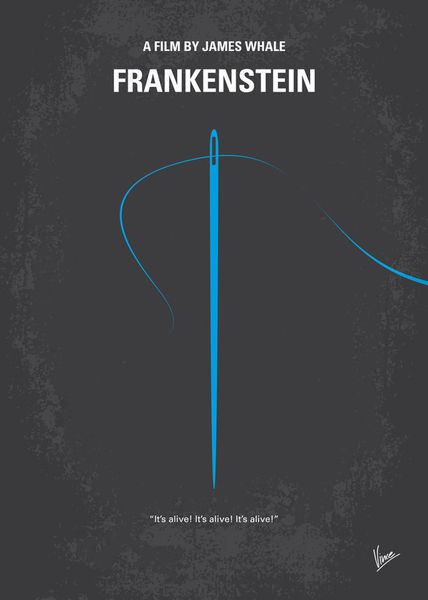 No483-my-frankenstein-minimal-movie-poster