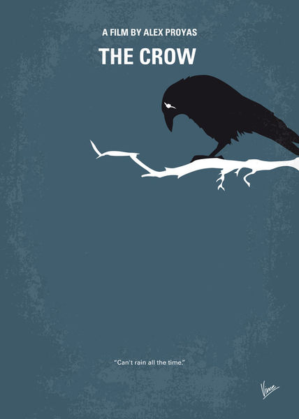 No488-my-the-crow-minimal-movie-poster