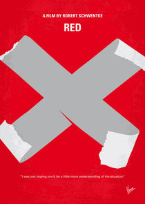 No495 My RED minimal movie poster by chungkong