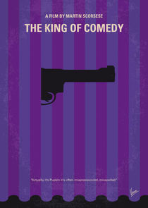 No496 My The King of Comedy minimal movie poster by chungkong