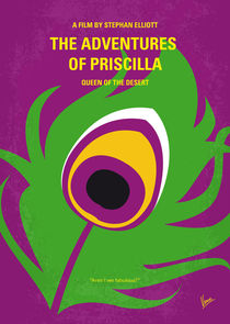 No498 My Priscilla Queen of the Desert minimal movie poster von chungkong