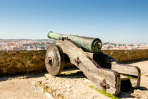 Historische Kanone mit Aussicht von flylens