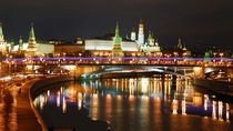 Evening Moscow, Russia. Kremlin Embankment by Yuri Hope