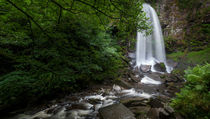 Melincourt waterfalls at Resolven south Wales by Leighton Collins