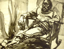 Portrait of Rupert (Man in a Rocking Chair) in memoriam by Peter Madren