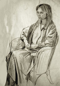 Woman in Chair by Peter Madren