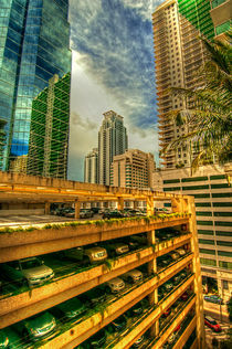 Abstract-Downtown Miami In HDR von Dean Perrus