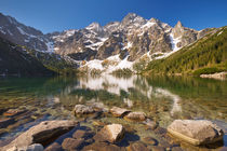 Morskie Oko lake in the Tatra Mountains, Poland by Sara Winter