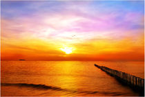 Sonnenuntergang am Meer  von darlya