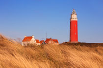 Lighthouse on Texel island in The Netherlands in morning light by Sara Winter