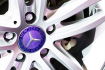 Mercedes-Benz Logo On The Car Wheel by Mauricio Santana