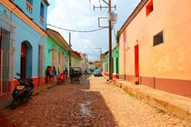 Einsame Straße auf Kuba von ann-foto