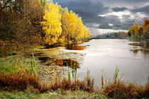Autumn at the lake by Yuri Hope