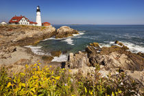 Portland Head Lighthouse, Maine, USA on a sunny day von Sara Winter