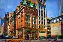 Manhattan Street Scene by Stuart Row