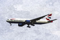 British Airways Boeing 777 Art von David Pyatt