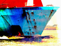 blue ship I von urs-foto-art