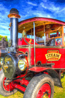 Foden Steam Lorry Art by David Pyatt