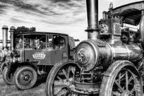 Steam Lorry And Traction Engine by David Pyatt