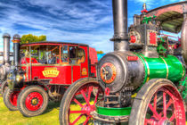 Traction Engine and Steam Lorry by David Pyatt