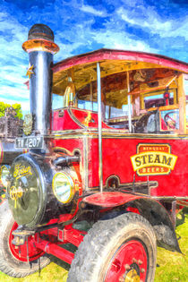 Foden Steam Lorry Art by David Pyatt