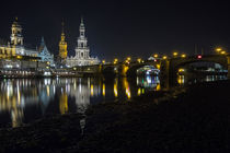 Dresden bei Nacht von Andreas Müller