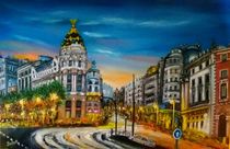 Madrid, Gran Via by Helen Bellart
