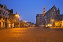 City of Haarlem, The Netherlands at night by Sara Winter